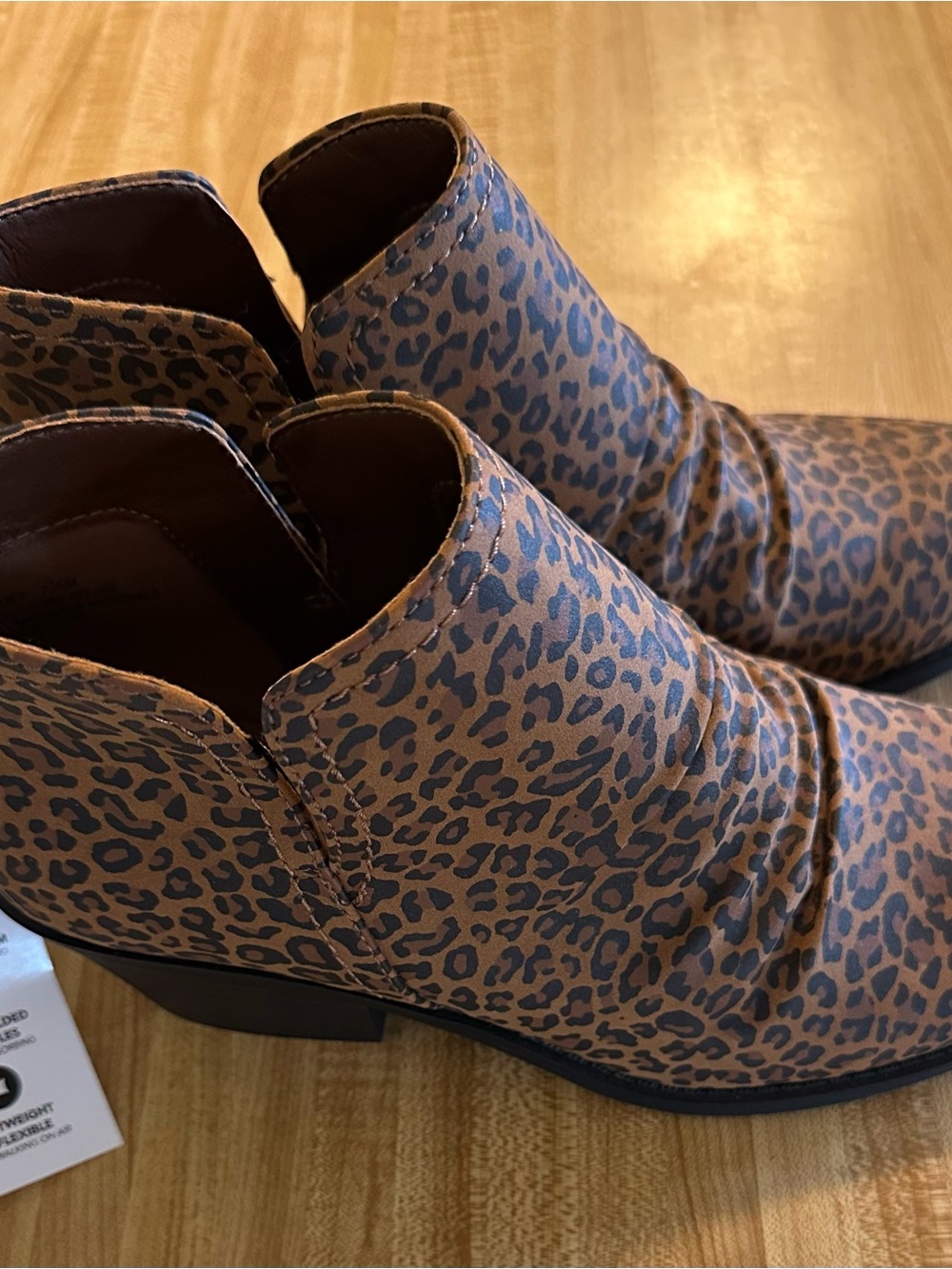 Kim Rogers Leopard Print Ankle Boots - Picture 2 of 7